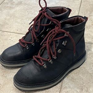 Allen Edmonds ROCKIES HIGH WEATHERPROOF Boots 9.5 Snuff Suede Black Leather NEW